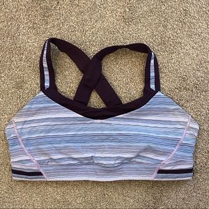 Lululemon Sports Bra - Size 12 - purple/blue